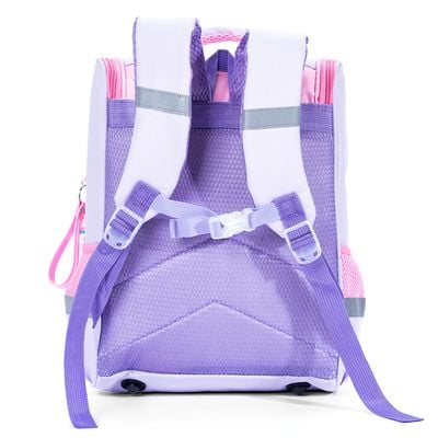 Eazy Kids School Bag Unicorn wt Trolley - Purple